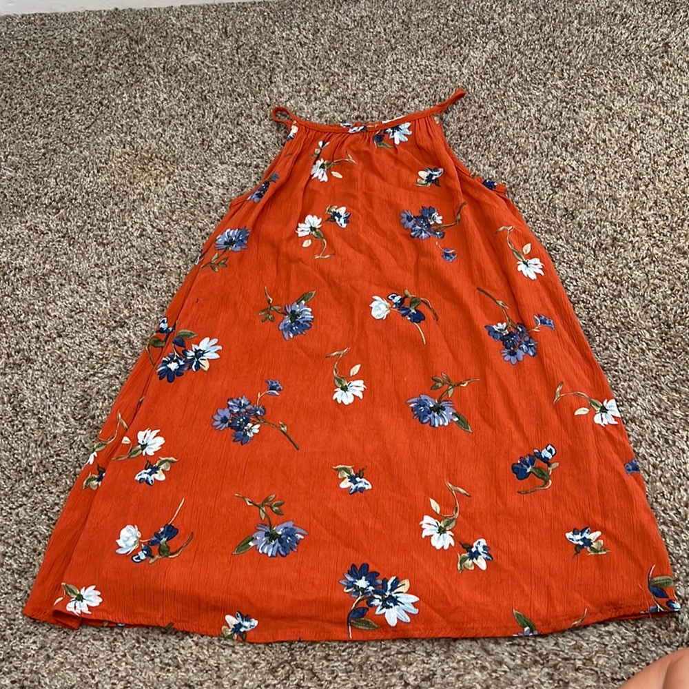 Cute Girls Floral Dress- size s